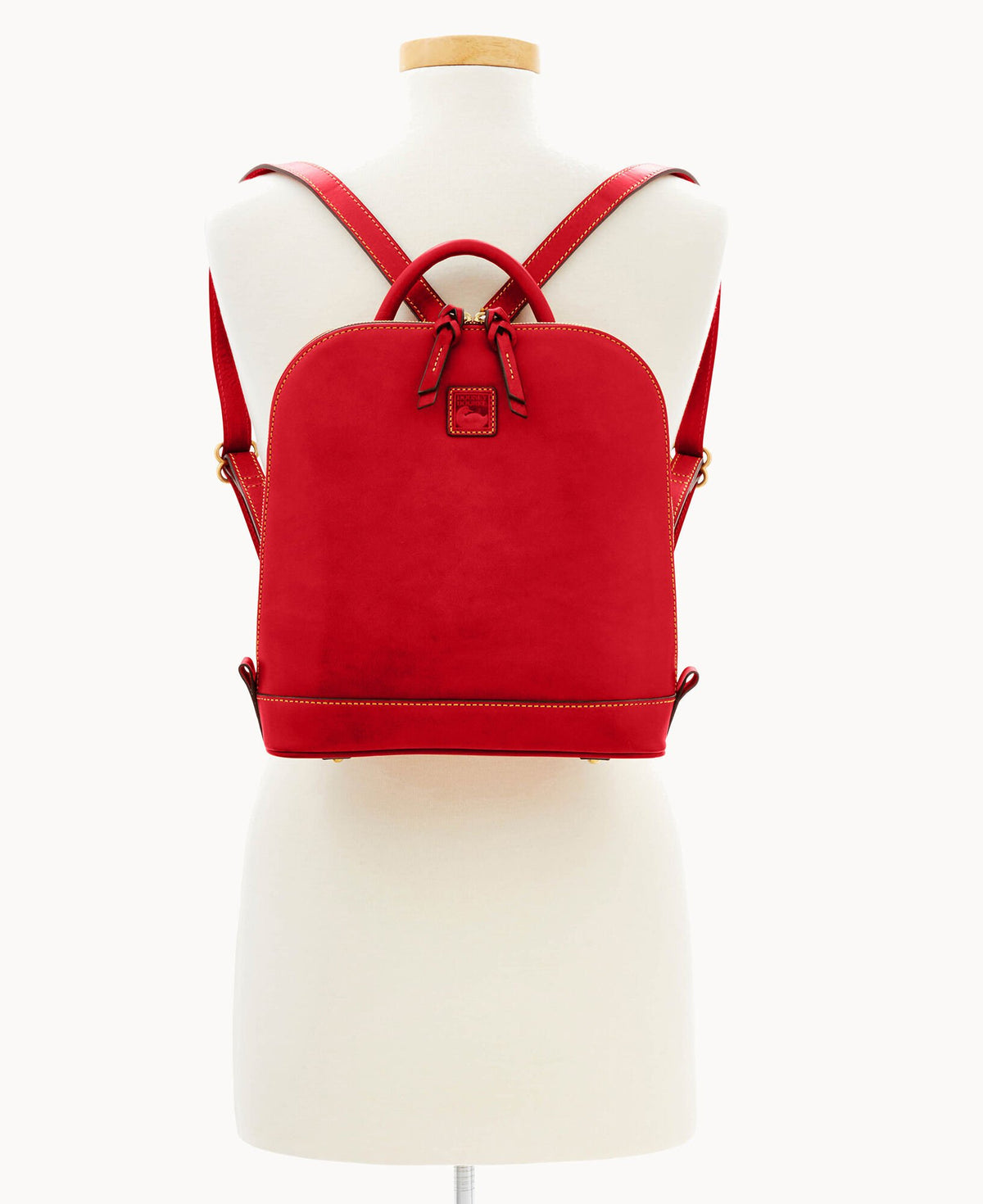 Dooney & Bourke Florentine Zip Pod Backpack Red