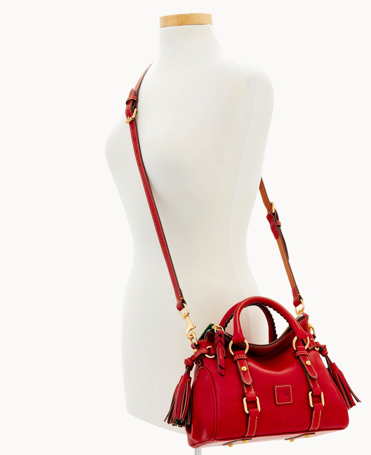 Dooney & Bourke Florentine Micro Satchel Red