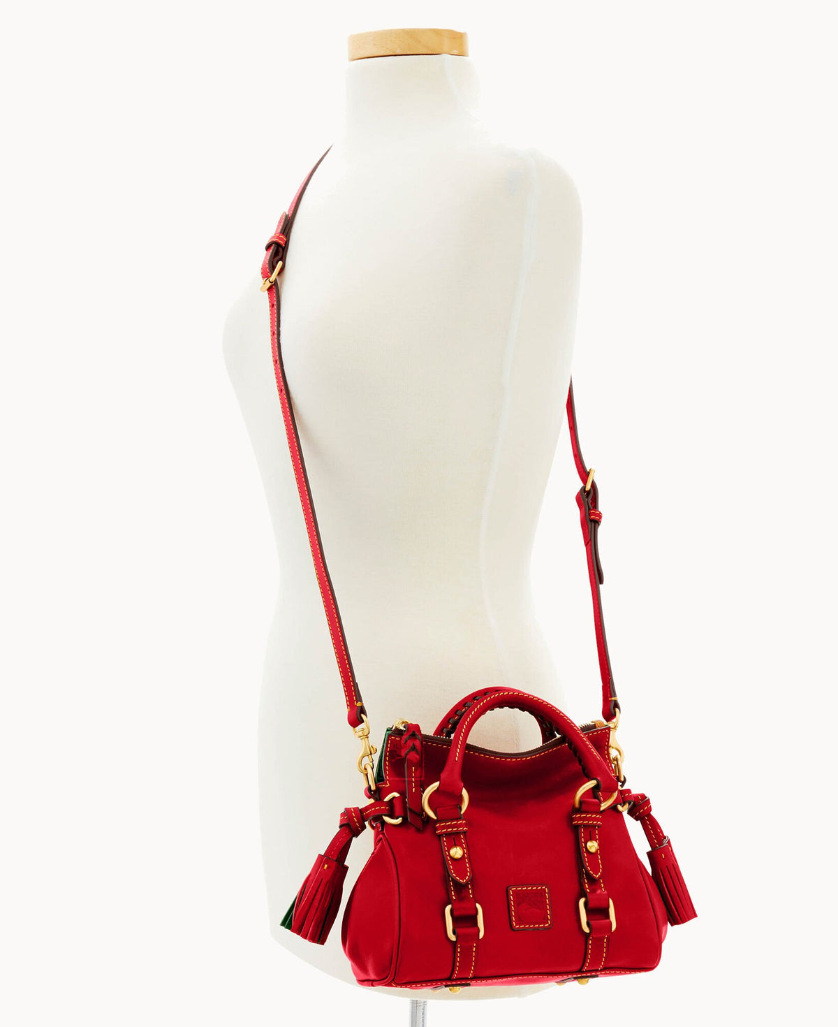 Dooney & Bourke Florentine Nano Satchel Red