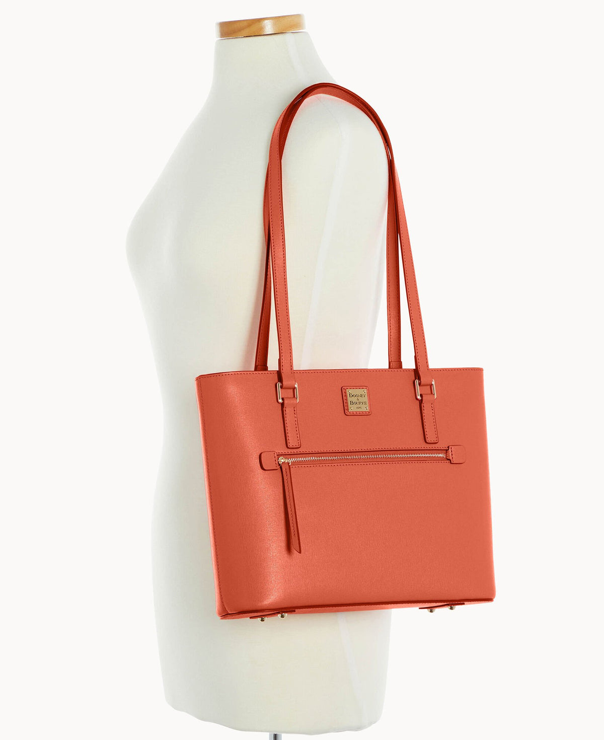 Dooney & Bourke Saffiano Shopper Coral
