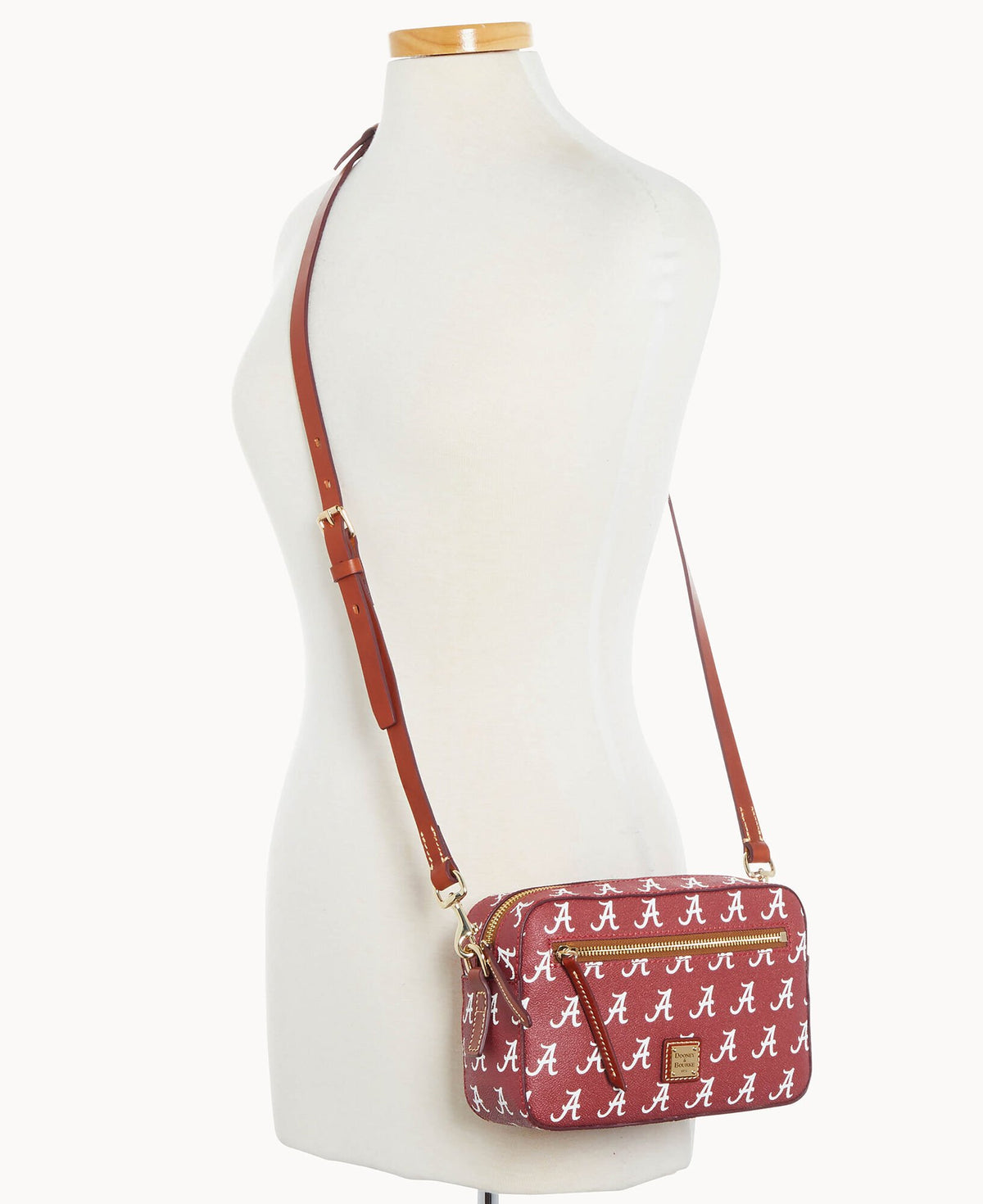 Dooney & Bourke Collegiate University of Alabama Camera Zip Crossbody Red