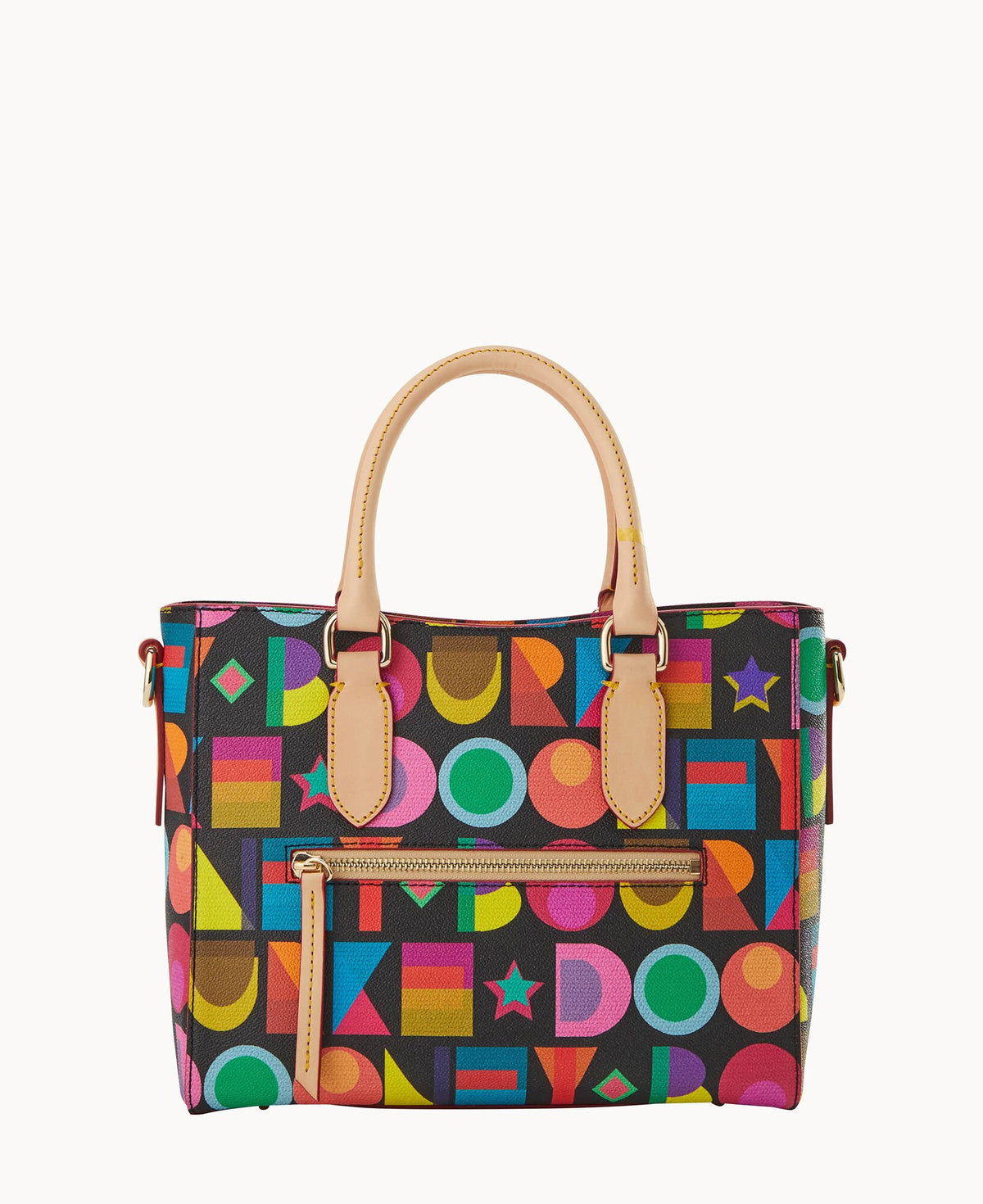 Dooney & Bourke Art Deco Top Handle Tote Black