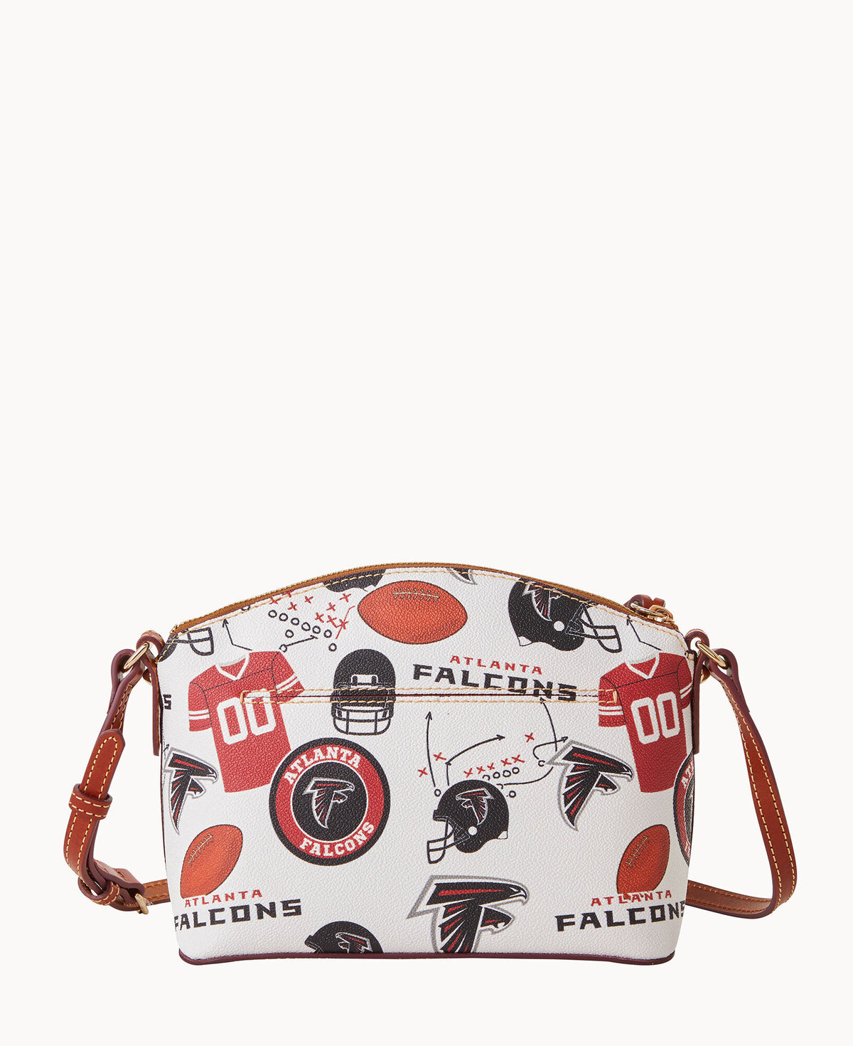Dooney & Bourke NFL Falcons Suki Crossbody White Multi