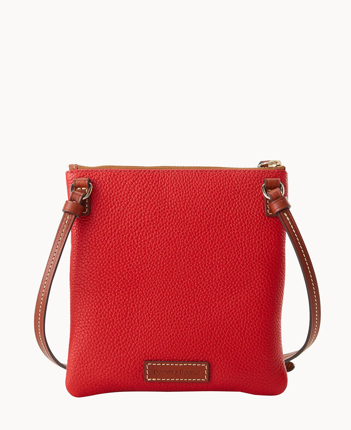 Dooney & Bourke MLB Reds Triple Zip Crossbody Red