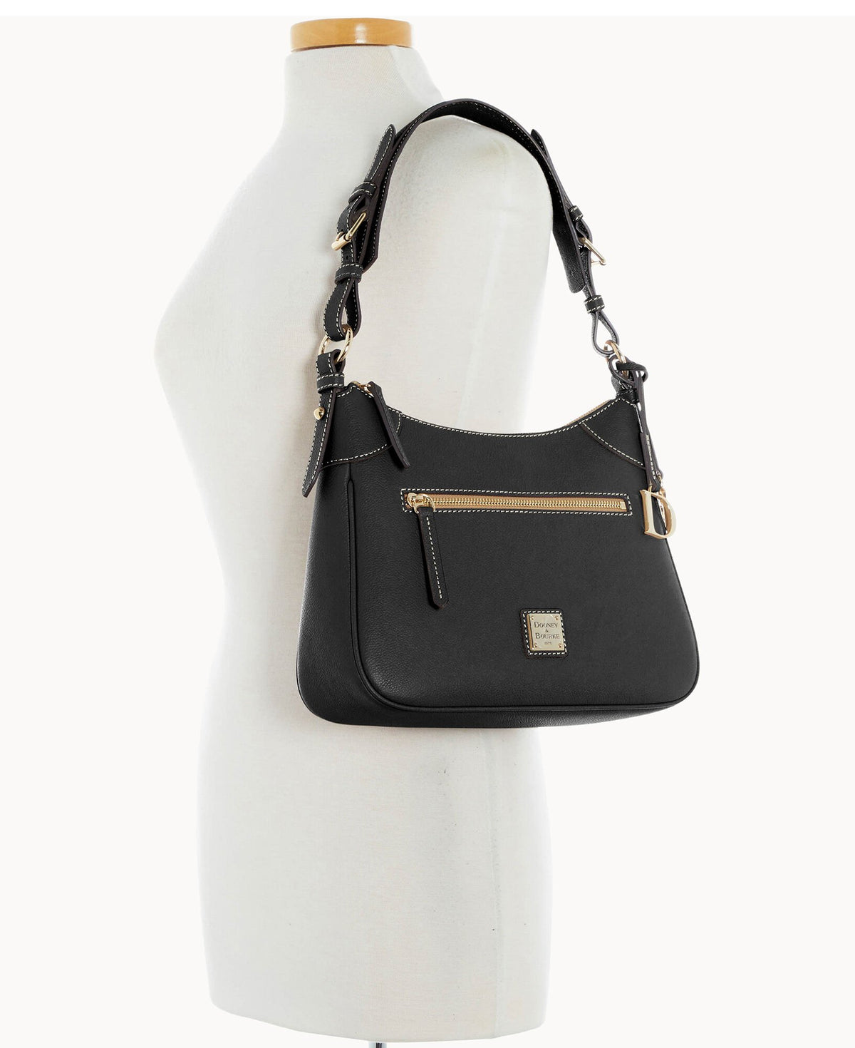 Dooney & Bourke Sorrento Hobo 28 Black