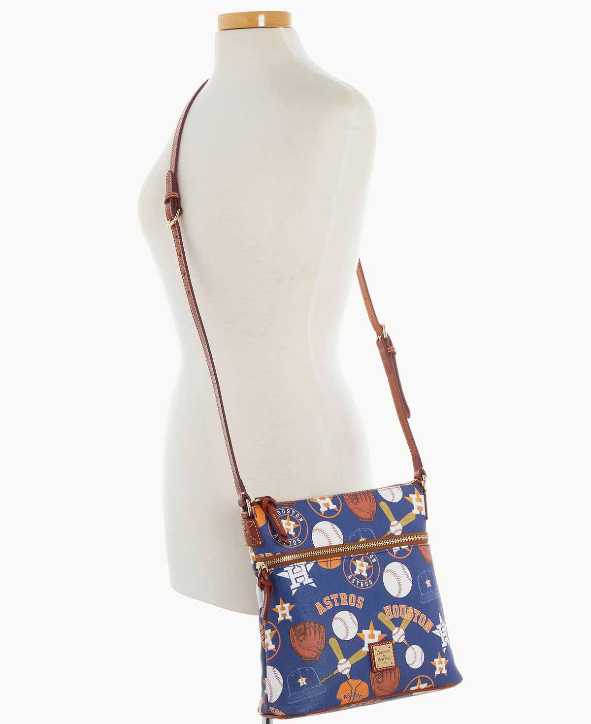 Dooney & Bourke MLB Astros Crossbody Navy