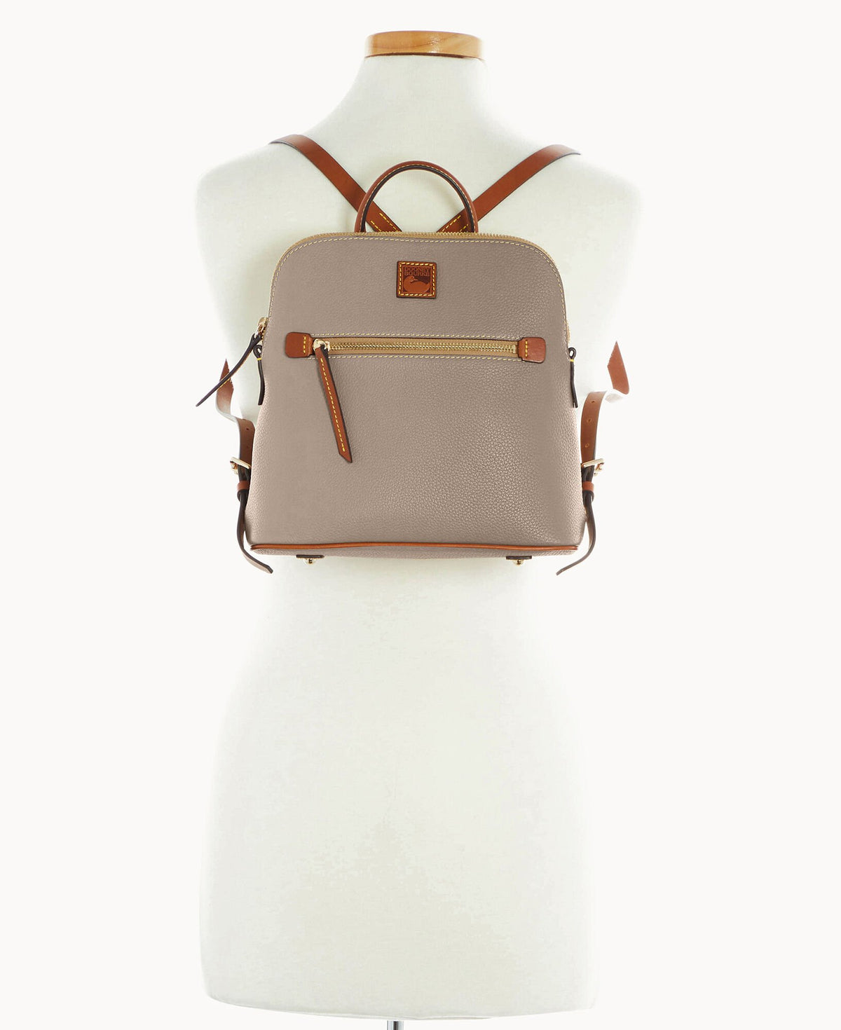 Dooney & Bourke Pebble Grain Backpack Taupe