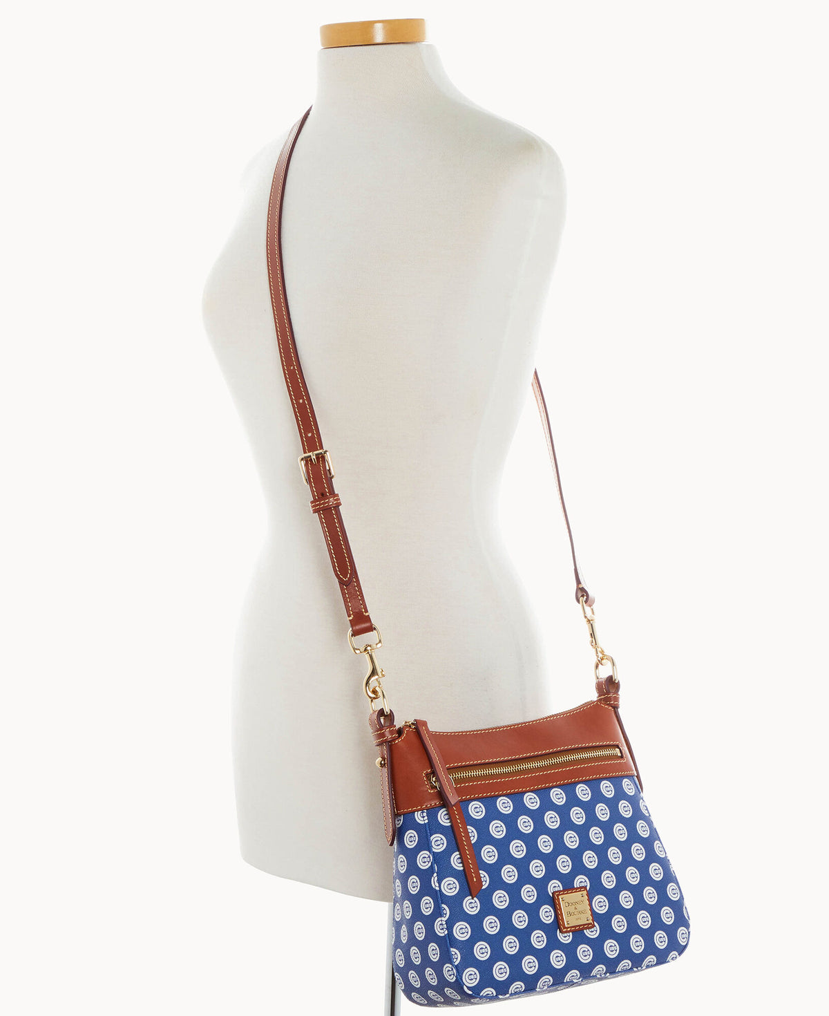 Dooney & Bourke MLB Cubs Crossbody 25 Blue
