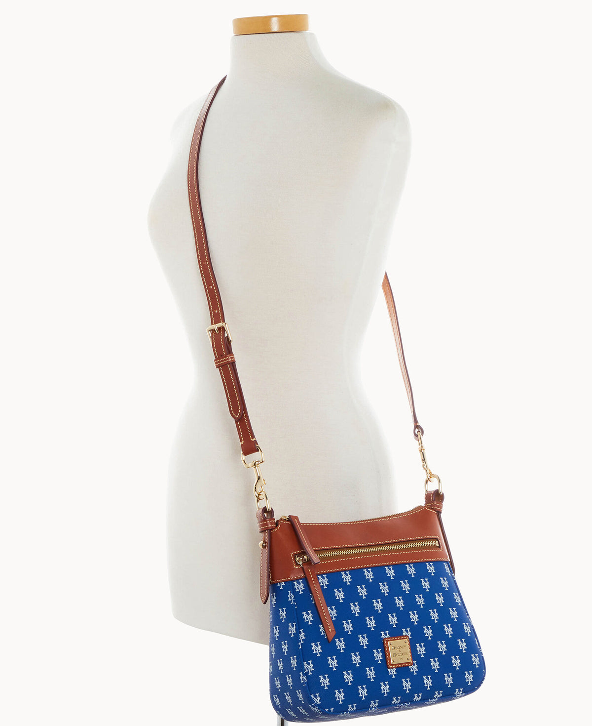 Dooney & Bourke MLB Mets Crossbody 25 Blue