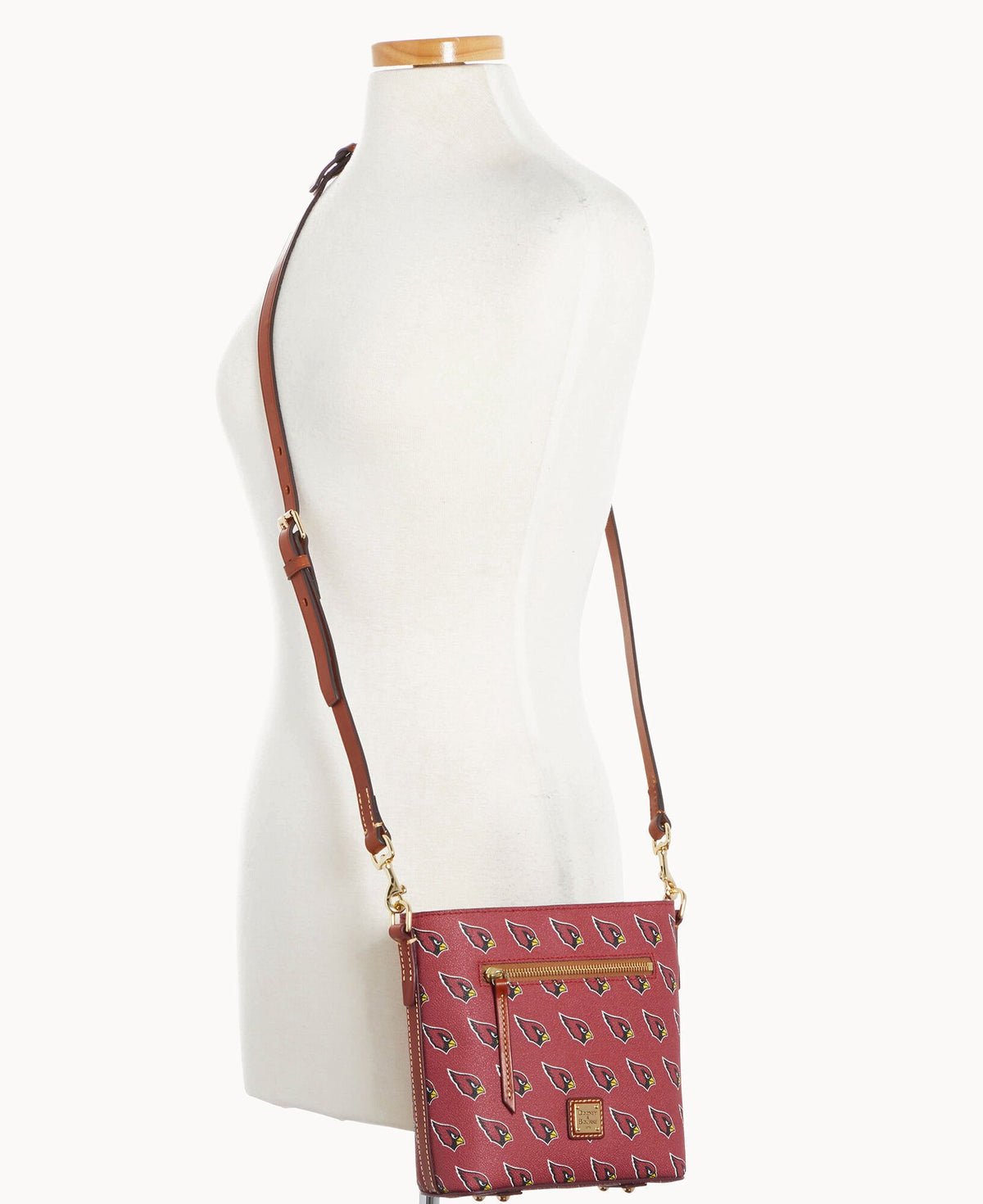 Dooney & Bourke NFL AZ Cardinals Small Zip Crossbody Red