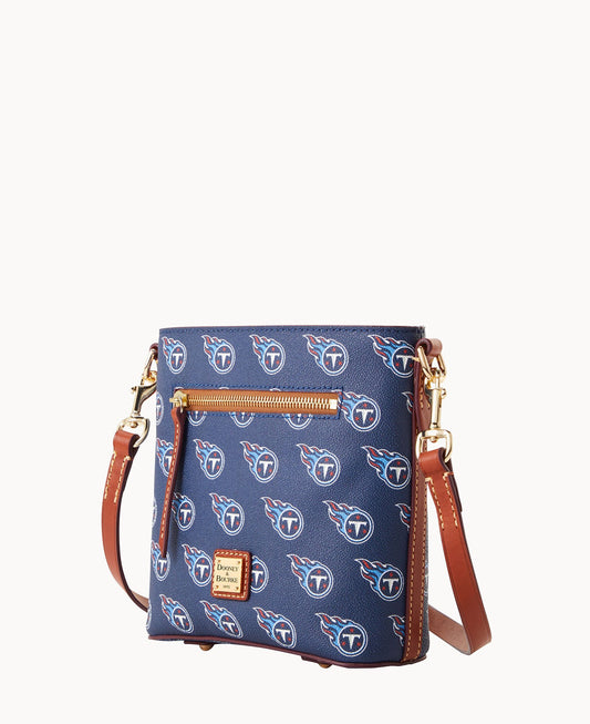 Dooney & Bourke NFL Titans Small Zip Crossbody Navy