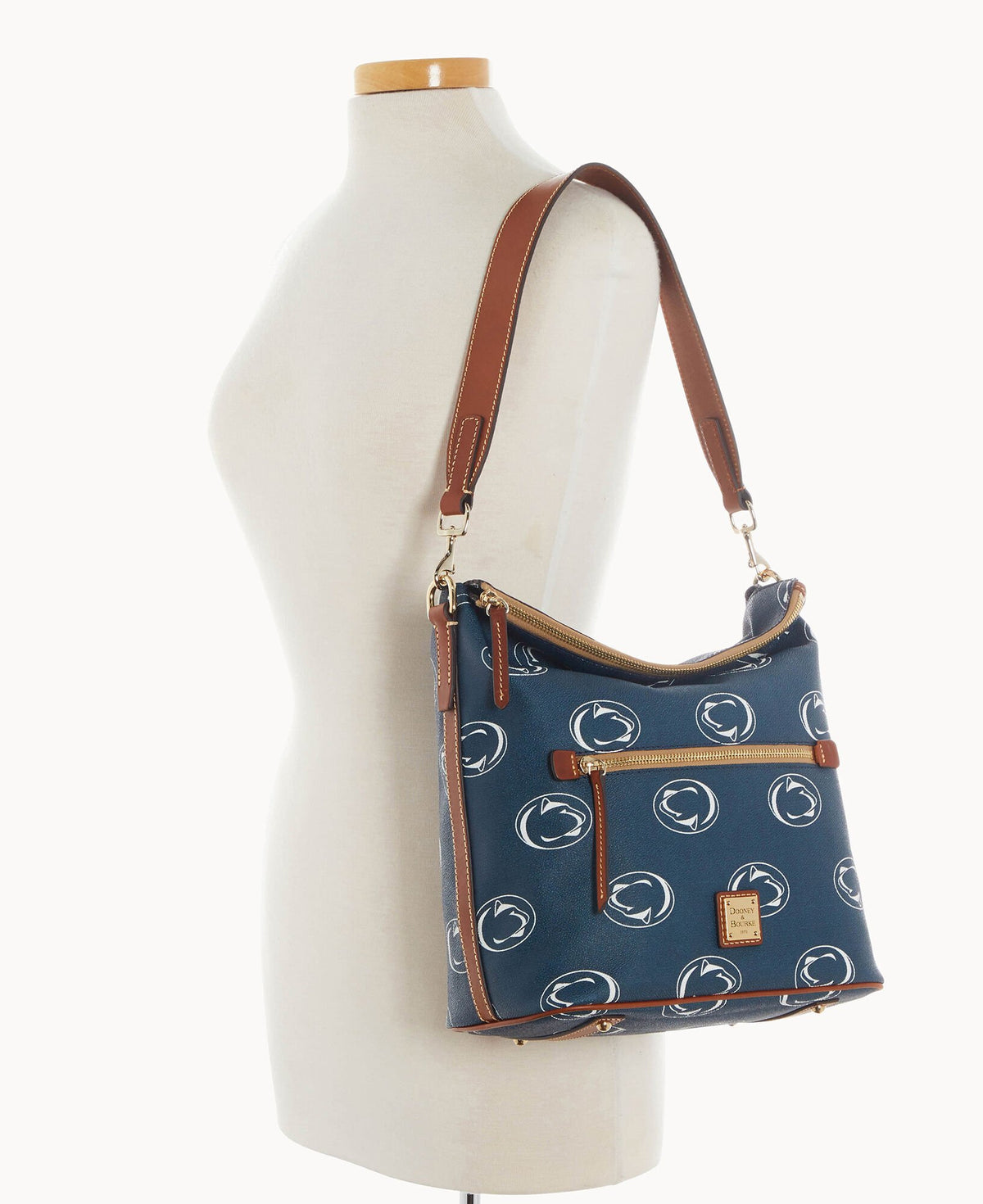 Dooney & Bourke Collegiate Penn State University Large Sac Navy