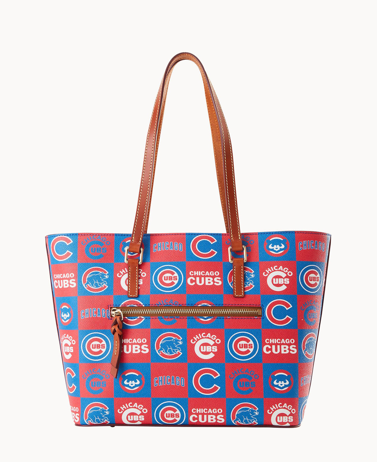 Dooney & Bourke MLB Cubs Zip Tote Blue