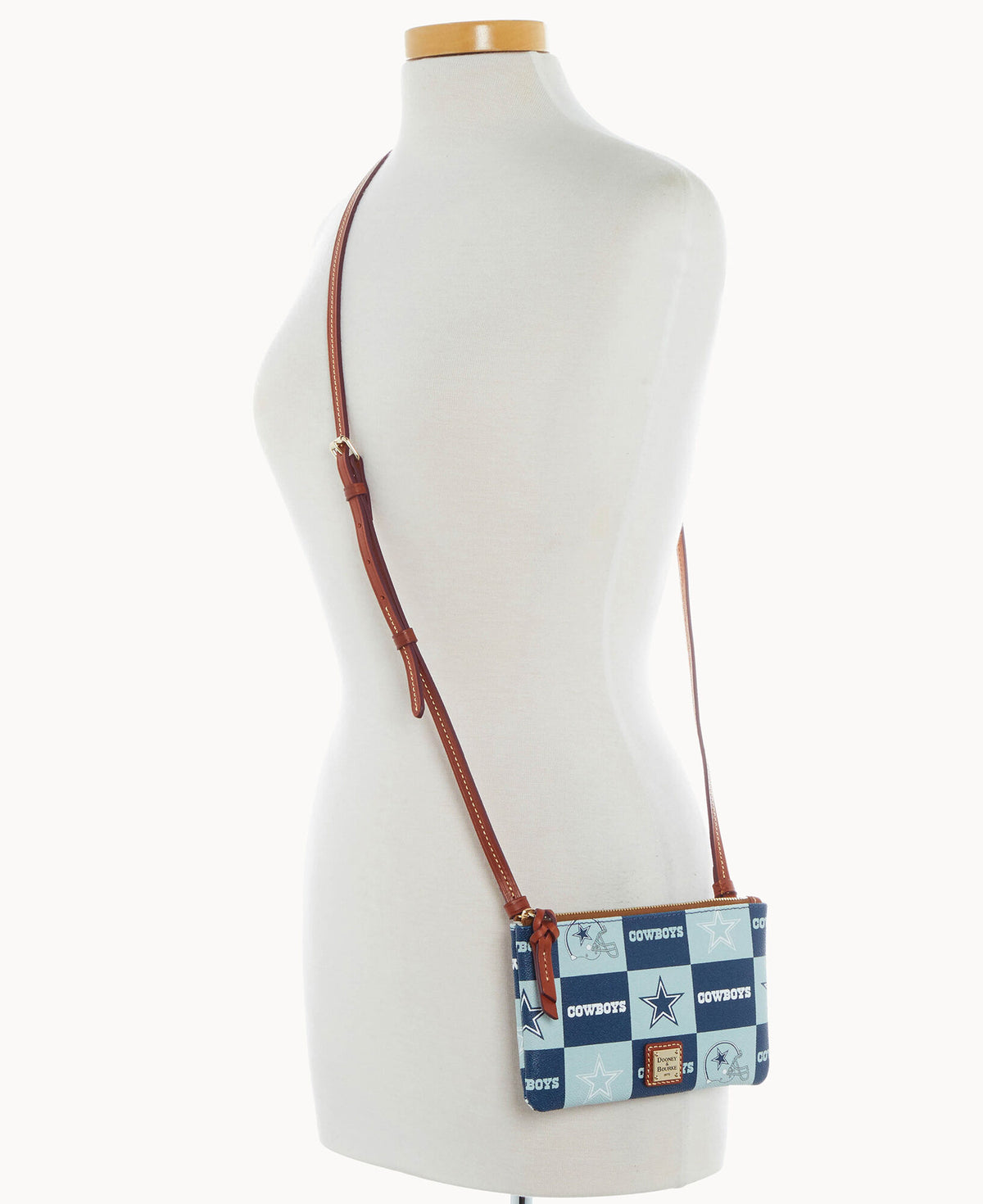 Dooney & Bourke NFL Cowboys Top Zip Crossbody Navy