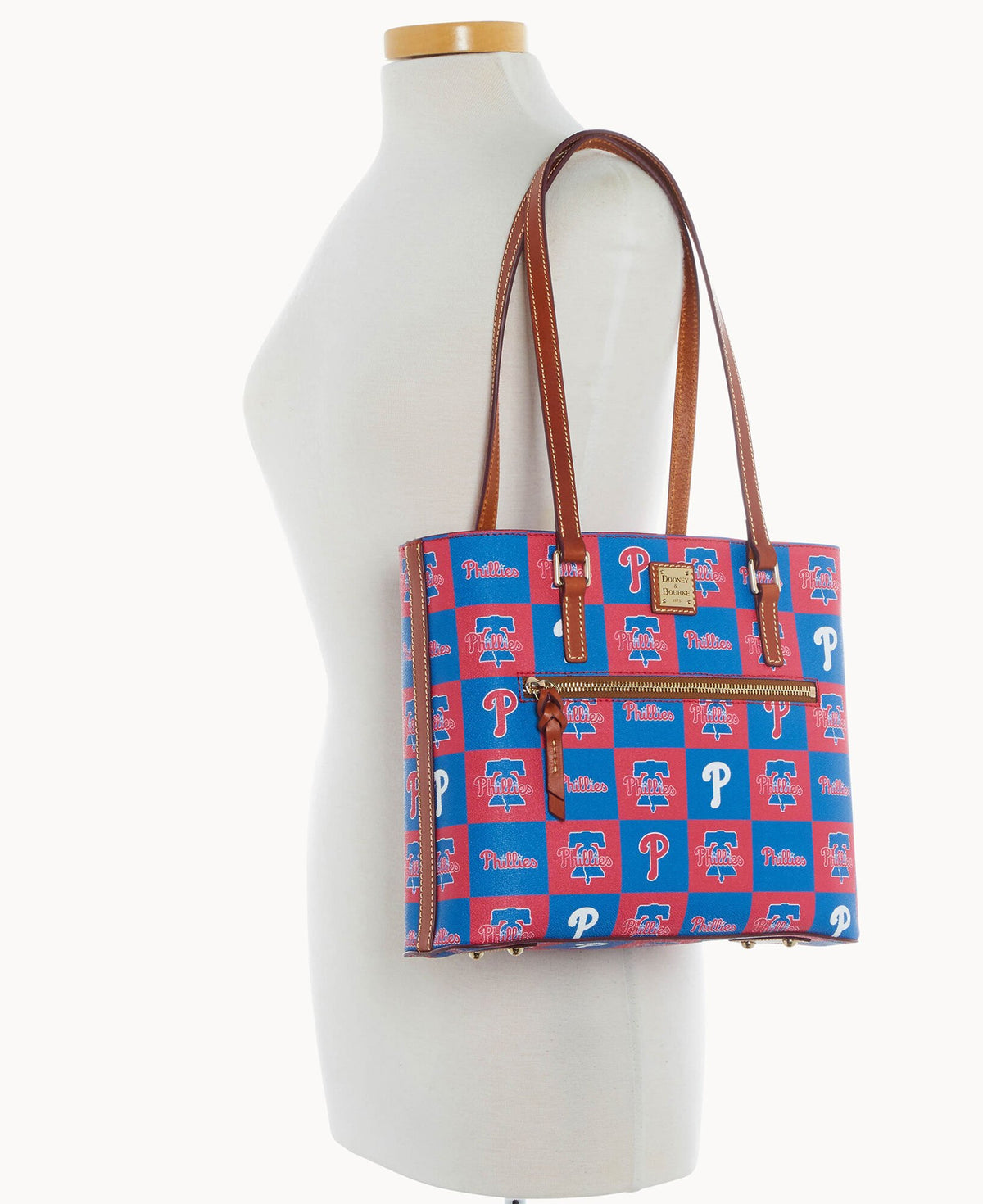 Dooney & Bourke MLB Phillies Shopper Red