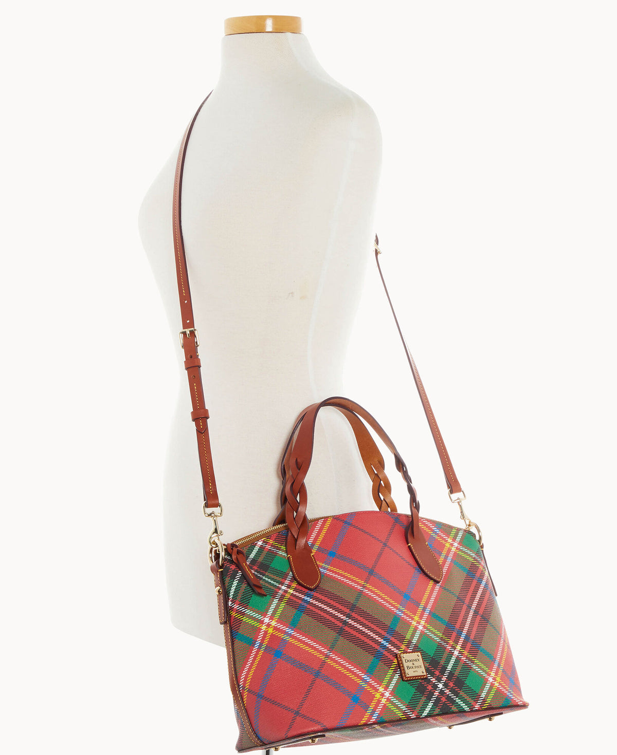 Dooney & Bourke Windsor Celeste Satchel Red