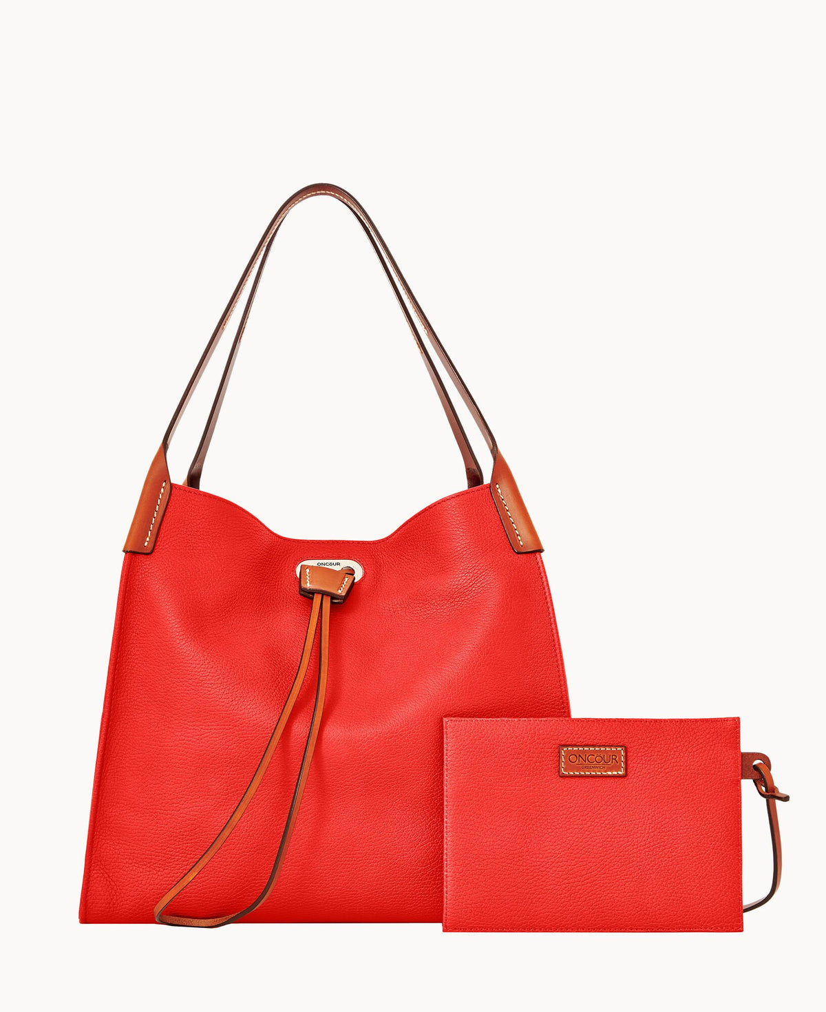 Dooney & Bourke Oncour Roux Pebble Full Up Red