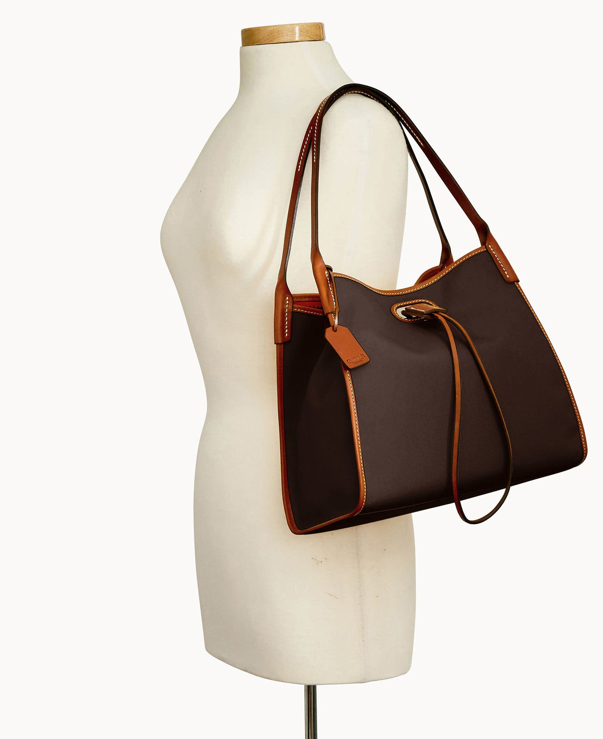 Dooney & Bourke Oncour Cabriolet Small Full Up Brown