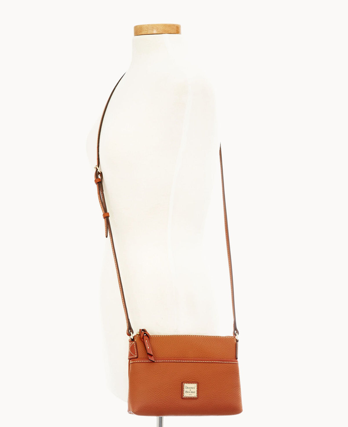 Dooney & Bourke Pebble Grain Ginger Crossbody Caramel