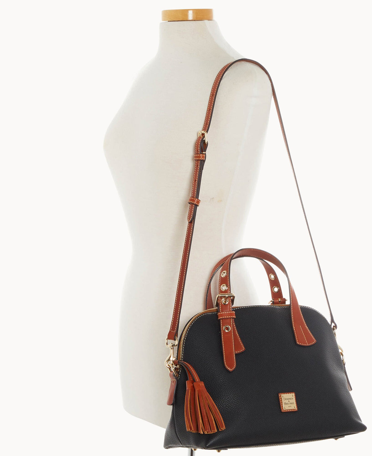 Dooney & Bourke Pebble Grain Small Audrey Black