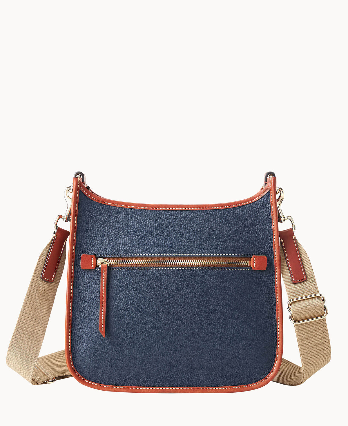 Dooney & Bourke Pebble Grain Messenger Midnight Blue