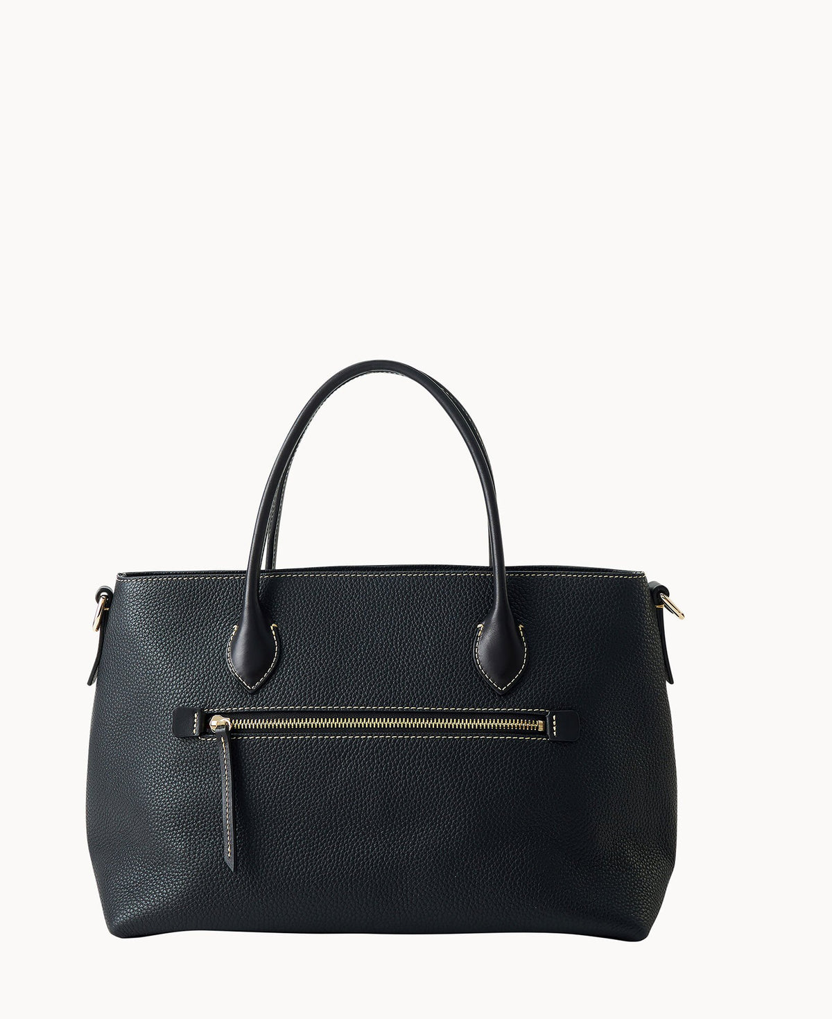 Dooney & Bourke Pebble Grain Large Handle Tote Black Black