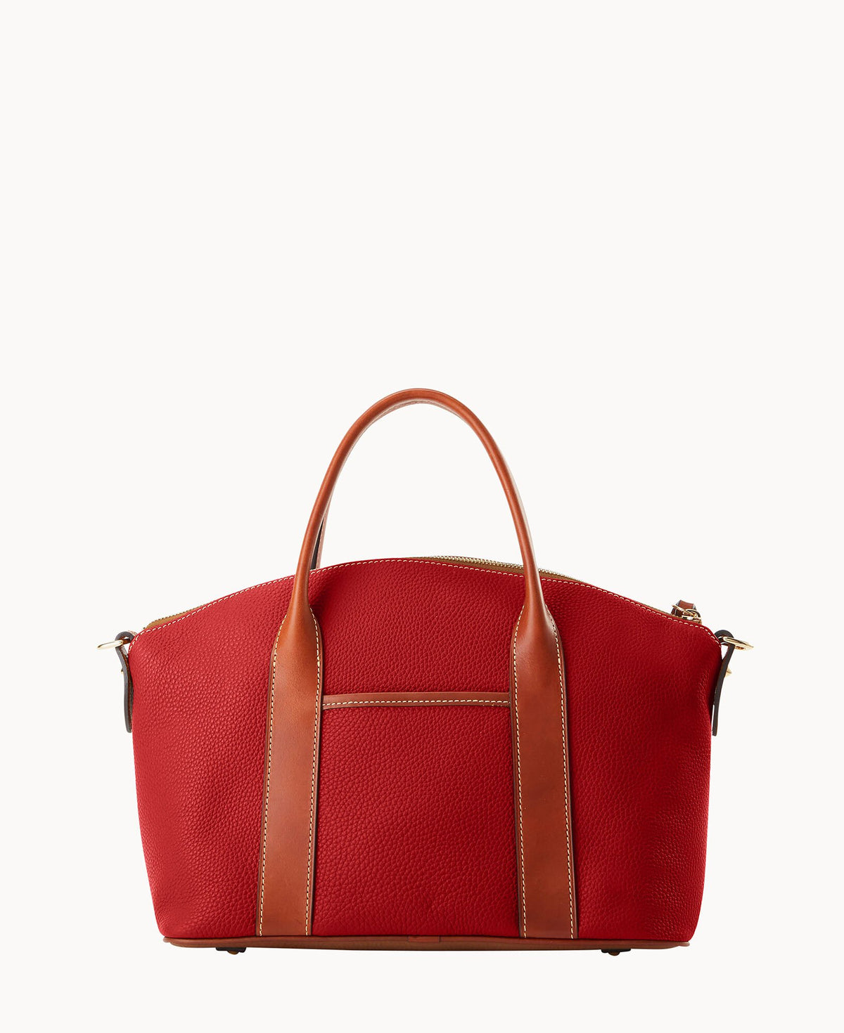 Dooney & Bourke Pebble Grain Madeline Satchel Red