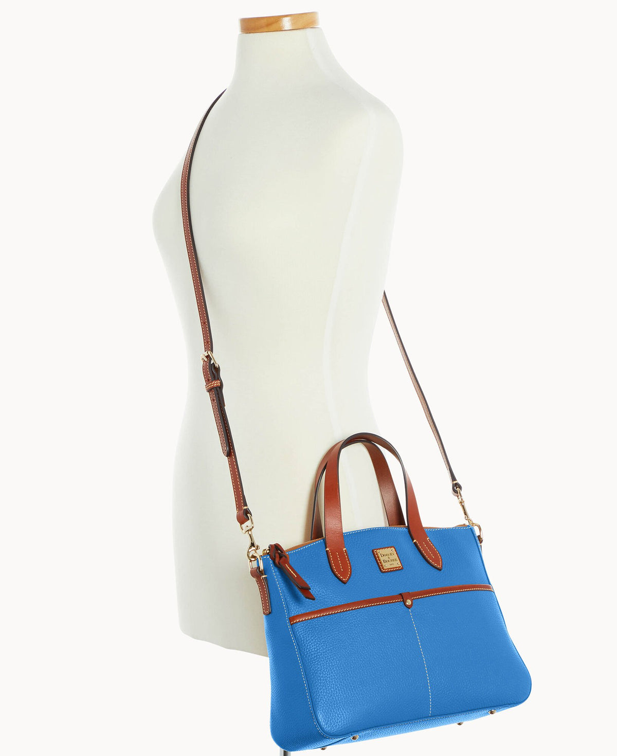 Dooney & Bourke Pebble Grain Small Daniela Red