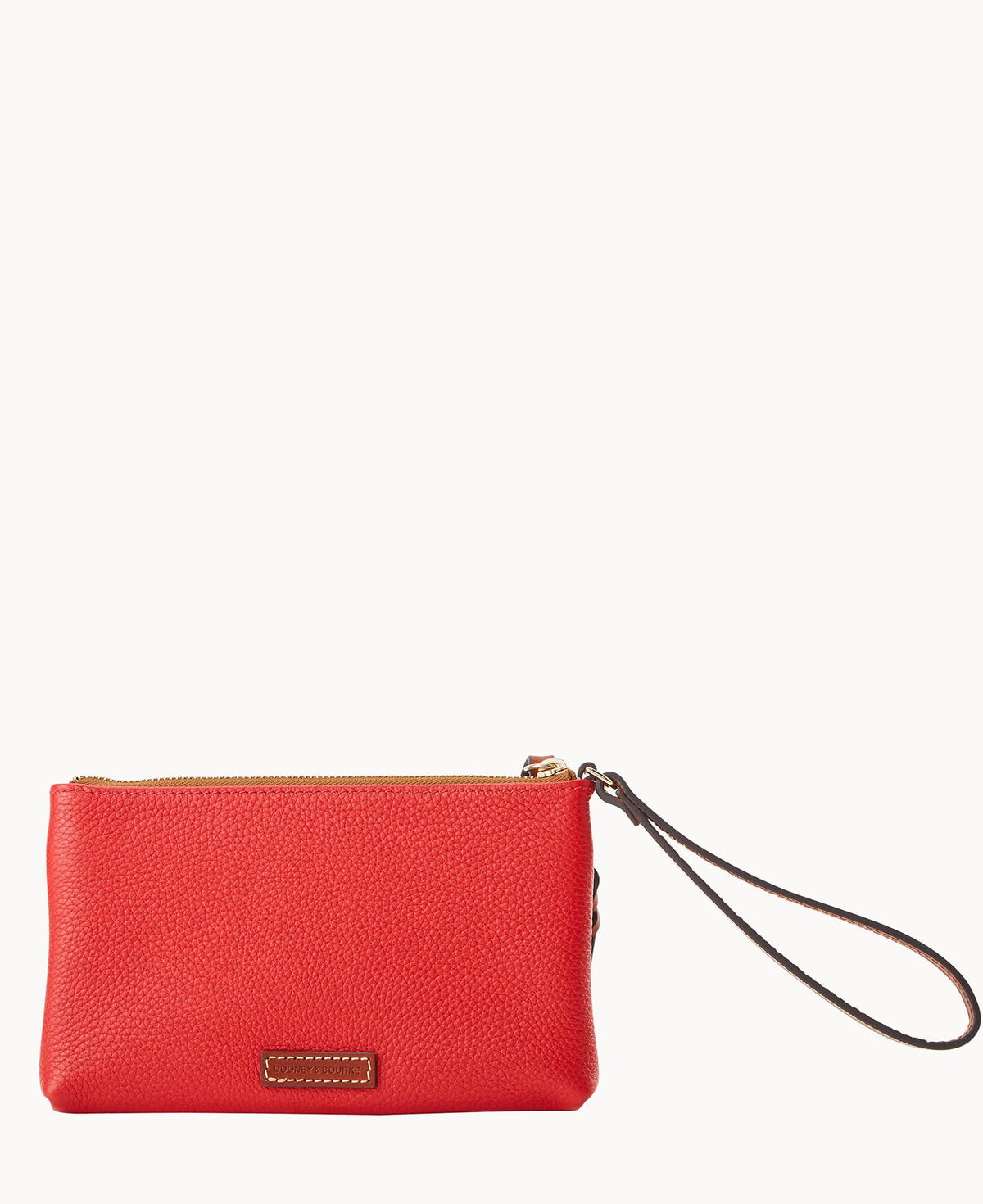 Dooney & Bourke MLB Cardinals Double Zip Wristlet Red