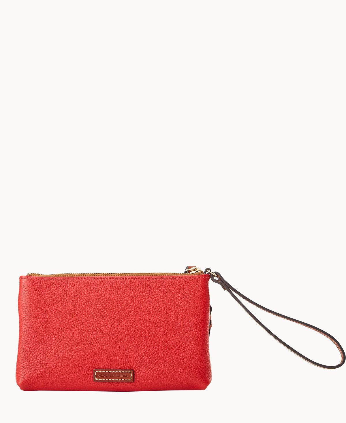 Dooney & Bourke MLB Phillies Double Zip Wristlet Red
