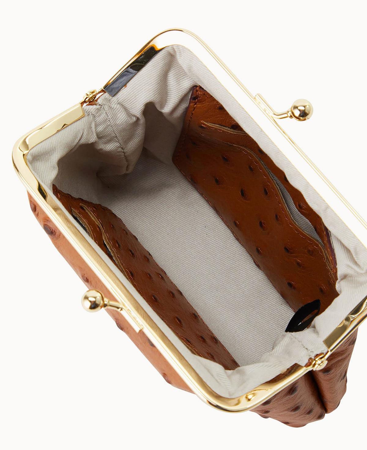Dooney & Bourke NFL Bills Large Framed Purse Caramel