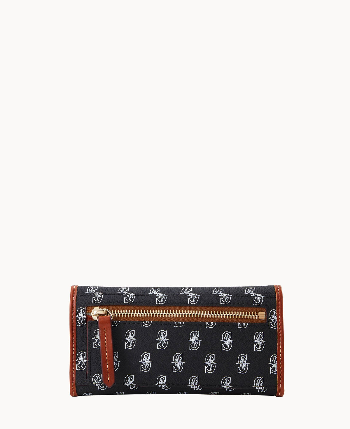Dooney & Bourke MLB Mariners Continental Clutch Black