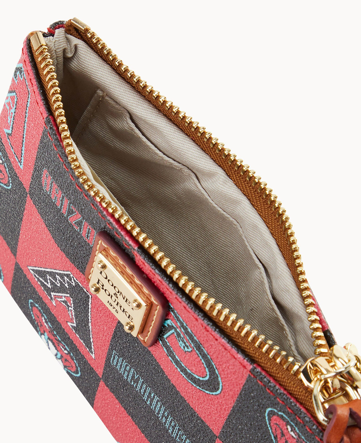 Dooney & Bourke MLB Diamondbacks Stadium Wristlet Red