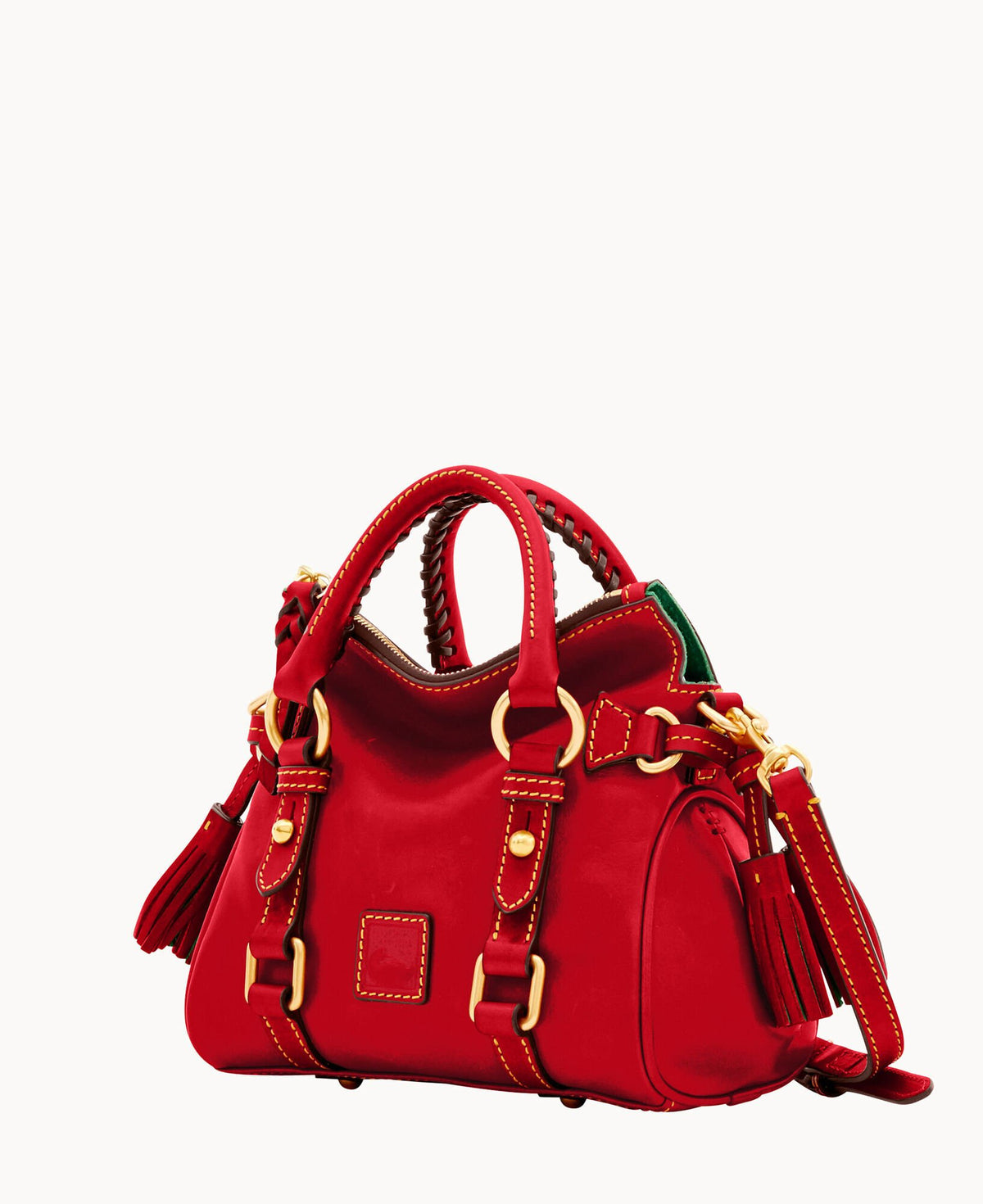 Dooney & Bourke Florentine Nano Satchel Red