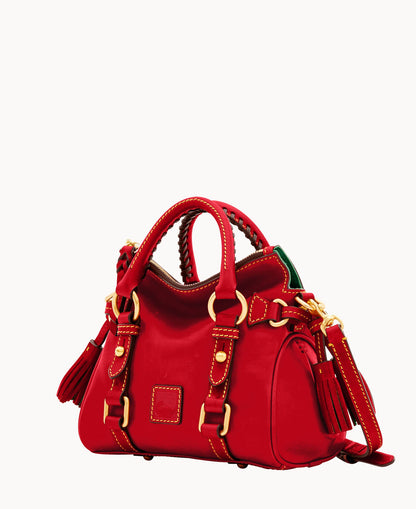 Dooney & Bourke Florentine Nano Satchel Red