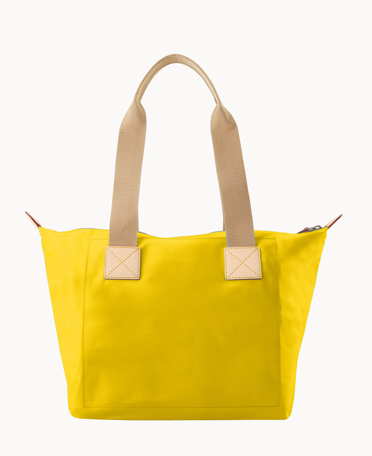 Dooney & Bourke Nylon Front Zip Tote Lemon