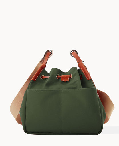 Dooney & Bourke Canvas Drawstring 30 Forest