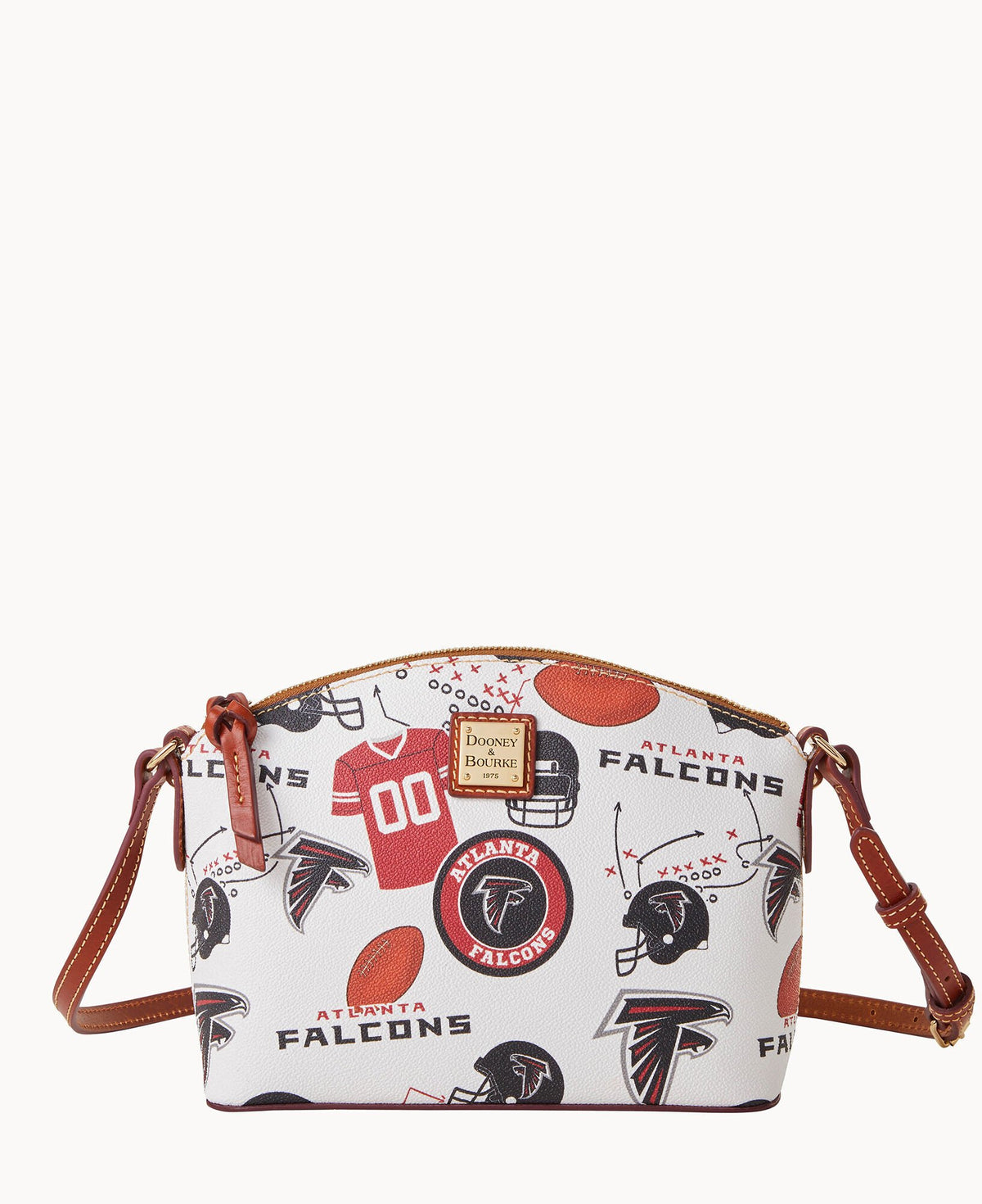 Dooney & Bourke NFL Falcons Suki Crossbody White Multi