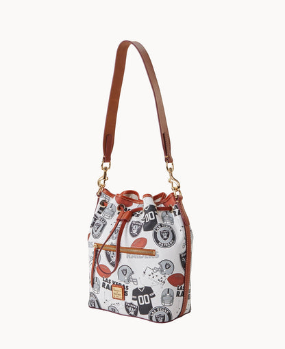 Dooney & Bourke NFL Raiders Drawstring White Multi