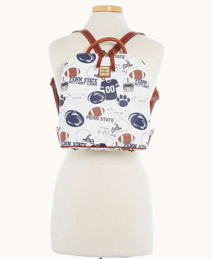 Dooney & Bourke Collegiate Penn State University Zip Pod Backpack White Multi