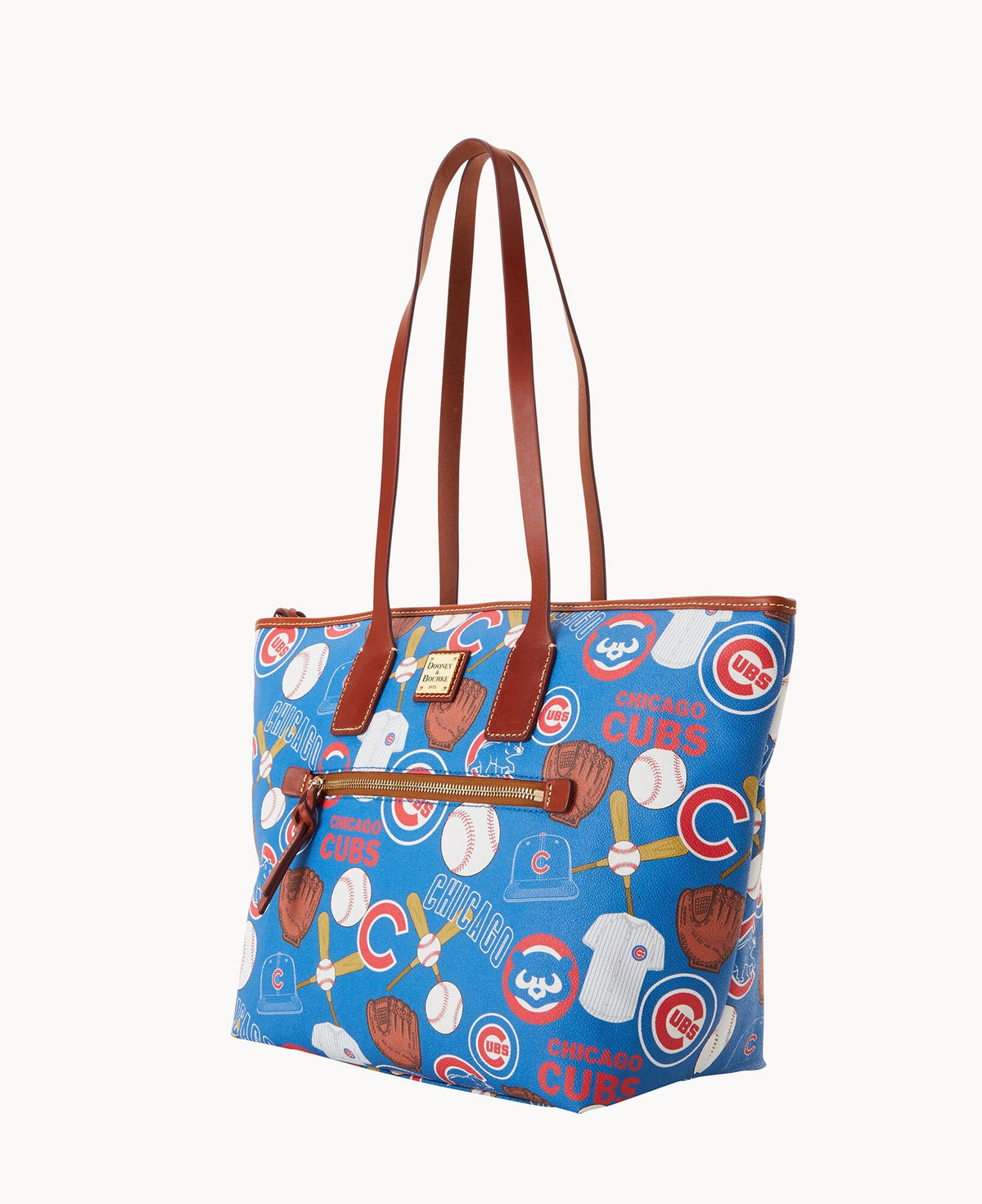 Dooney & Bourke MLB Cubs Zip Tote Blue