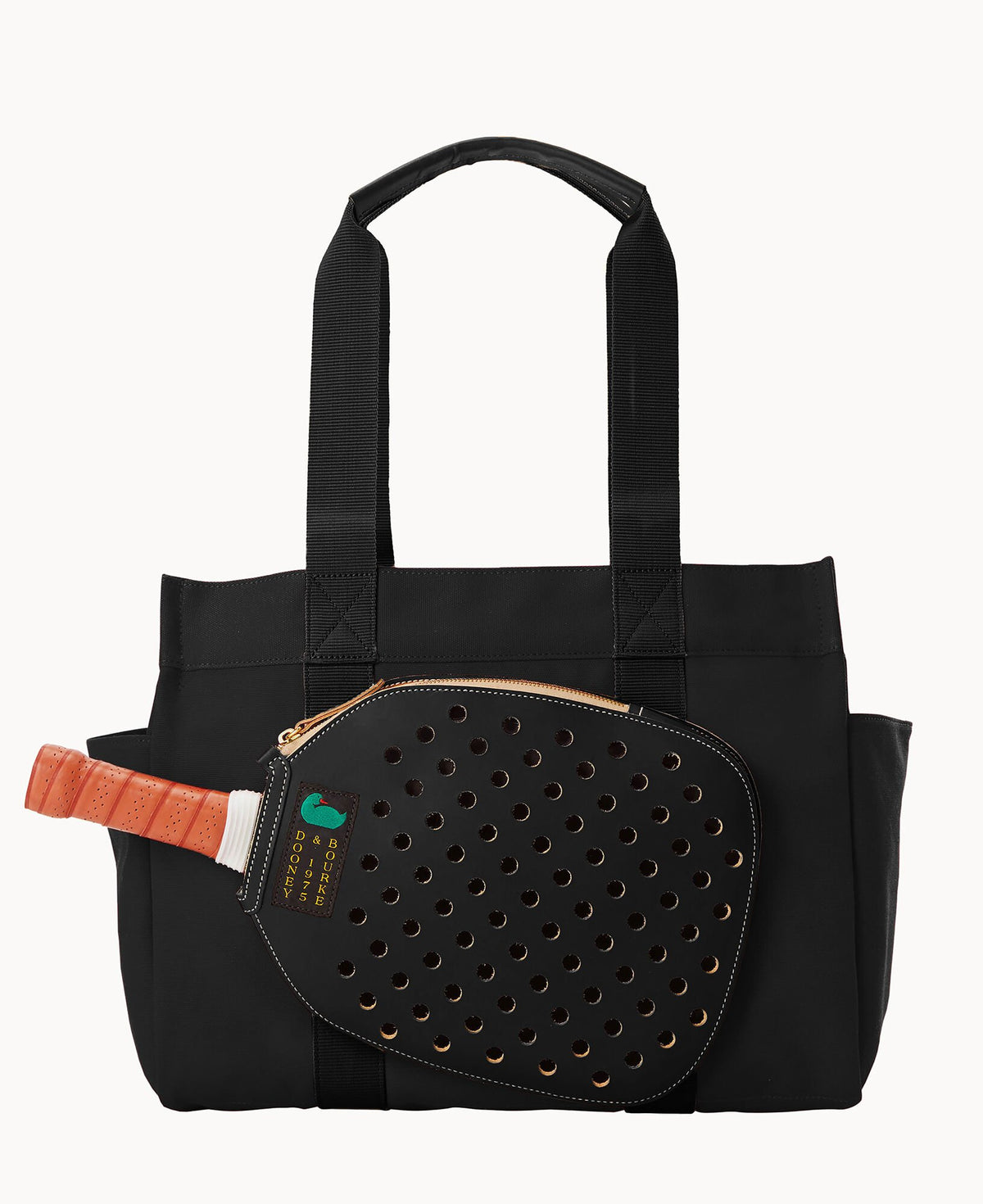 Dooney & Bourke Canvas Pickleball Tote 40 Black