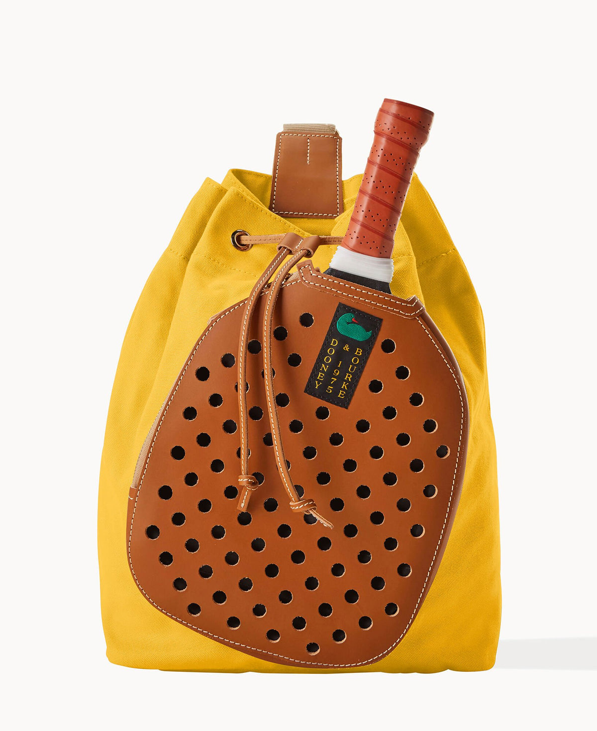Dooney & Bourke Canvas Pickleball Sling Yellow