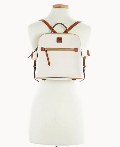 Dooney & Bourke Pebble Grain Backpack White