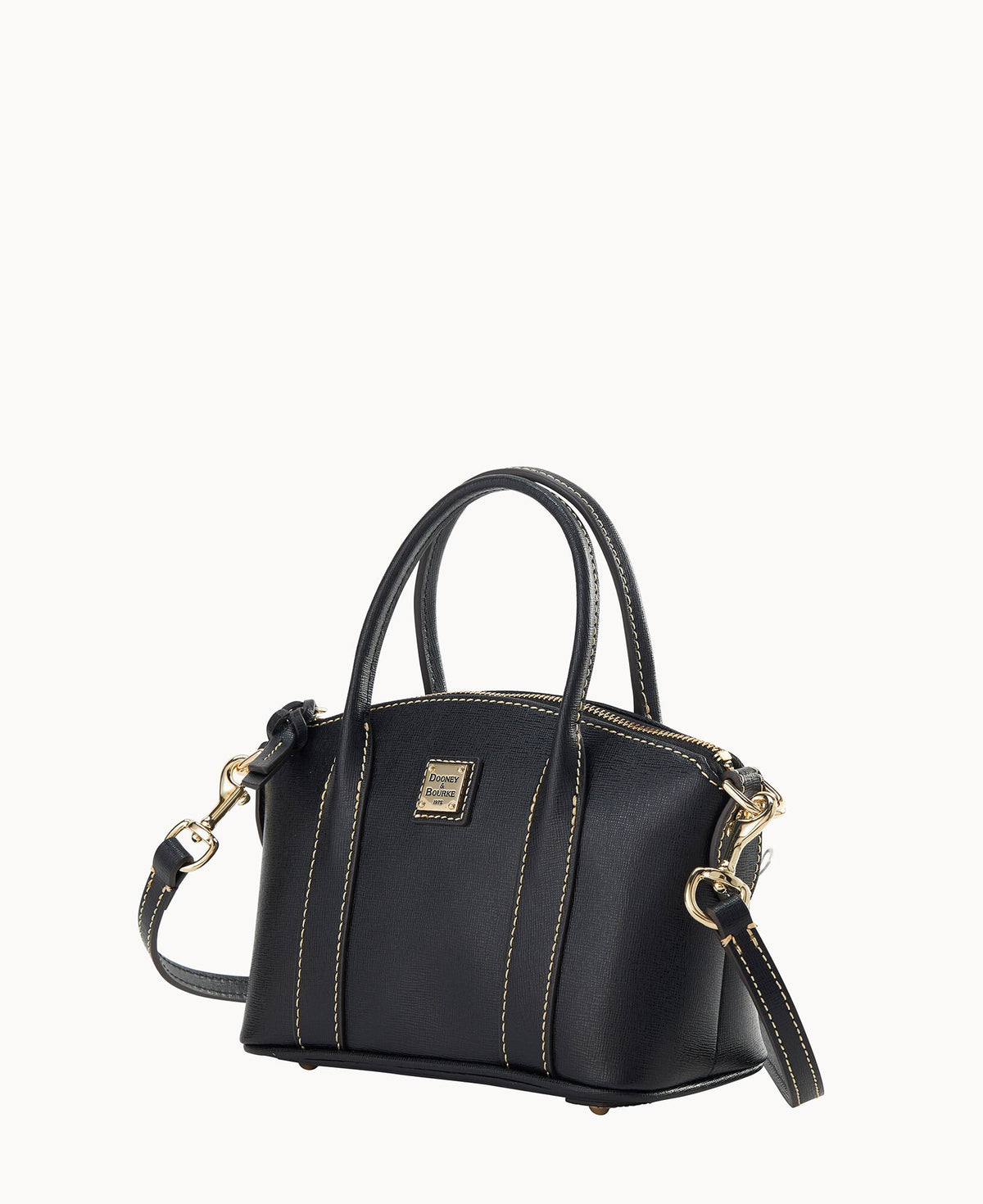 Dooney & Bourke Saffiano Small Madeline Satchel Black