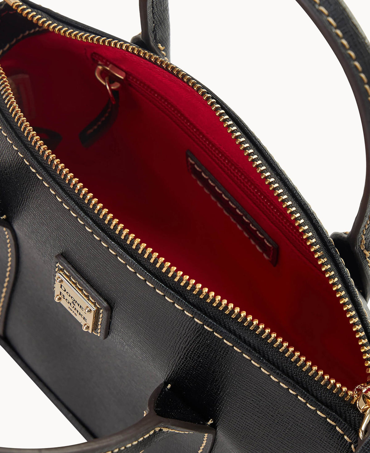 Dooney & Bourke Saffiano Small Madeline Satchel Black