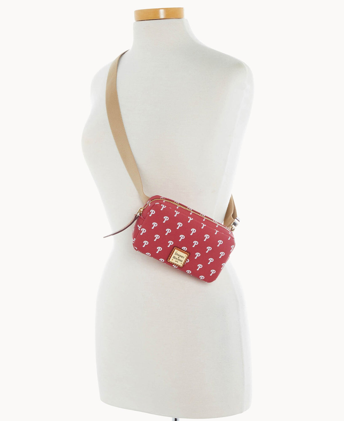Dooney & Bourke MLB Phillies Belt Bag Red