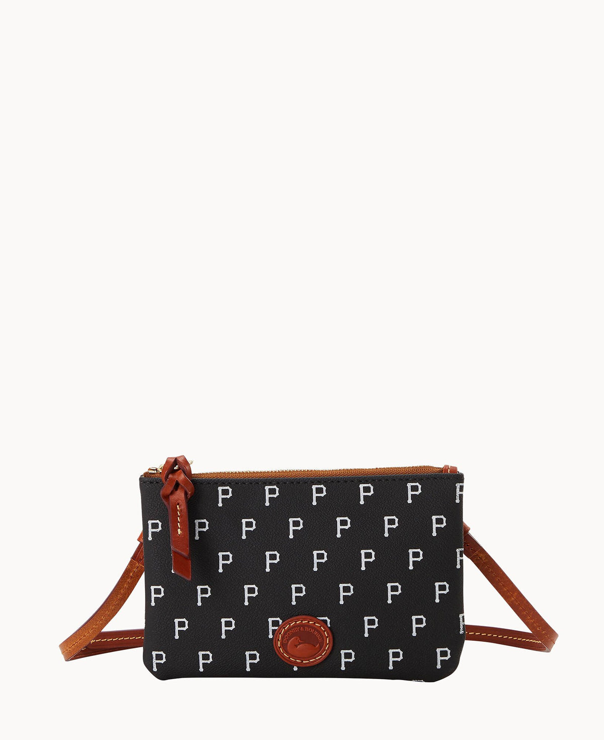 Dooney & Bourke MLB Pirates Top Zip Crossbody Black