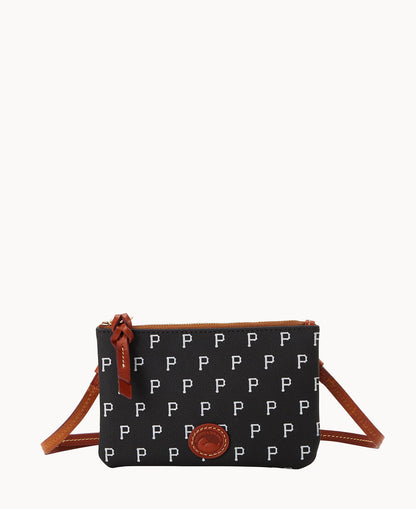 Dooney & Bourke MLB Pirates Top Zip Crossbody Black