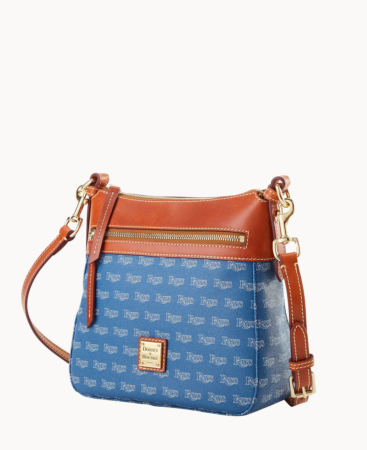 Dooney & Bourke MLB Rays Crossbody 25 Navy